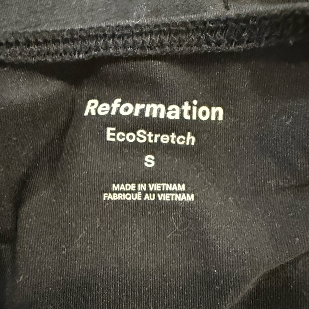 Reformation Ecostretch Black Basic Minimalist Bod… - image 7